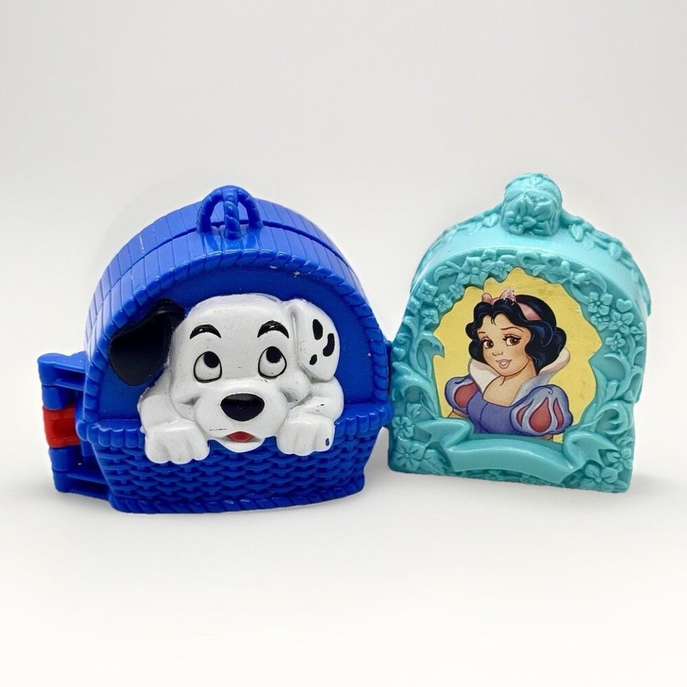 Disney 101 Dalmatians Snow White Mini Playset Lot Vintage Polly Pocket Style
